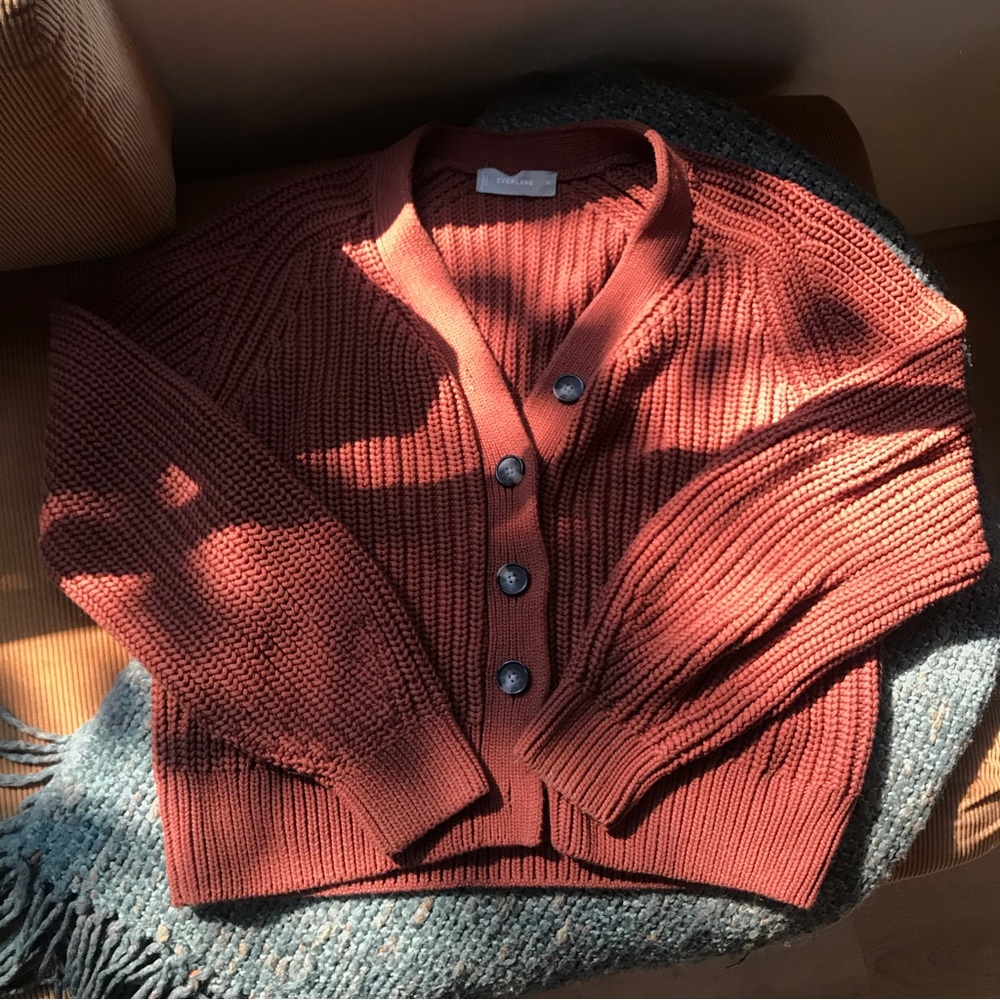 Everlane Texture Cotton Cardigan